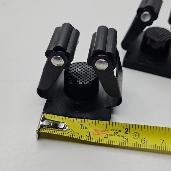Magnetic Black Wall Mount Broom Holders - Picture 7 of 11